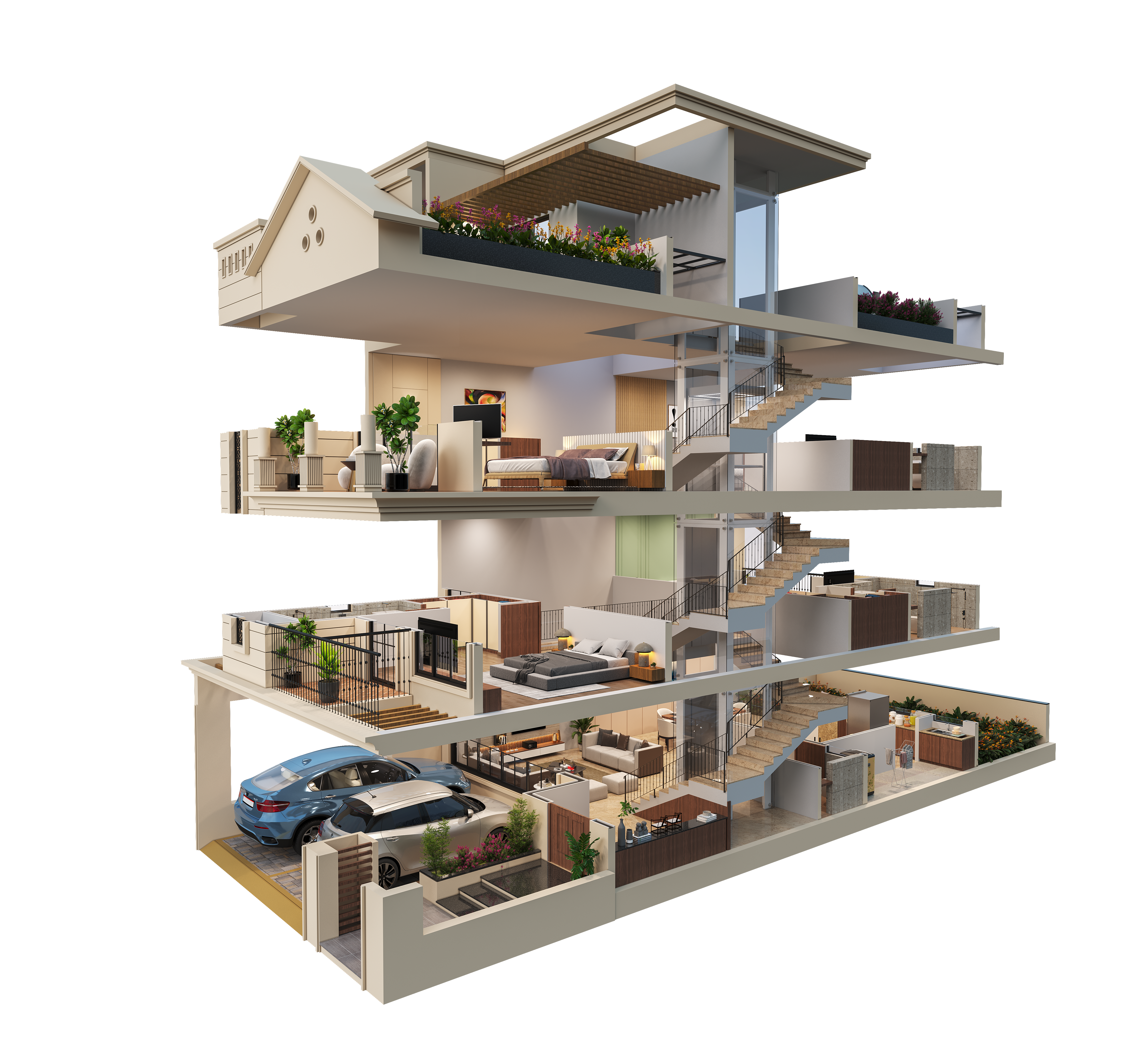 5 BHK floor plan